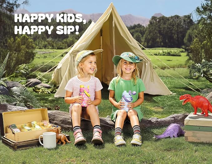 POWCAN 2 Pack 18 oz Insulated Water Bottle - Image 2