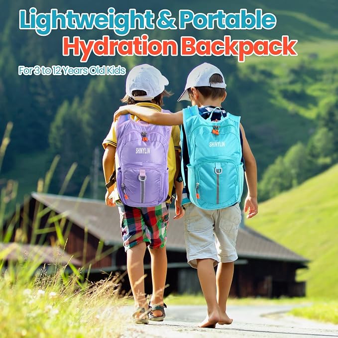 Shinylin 2 Pcs Kids Hydration Backpack - Image 6