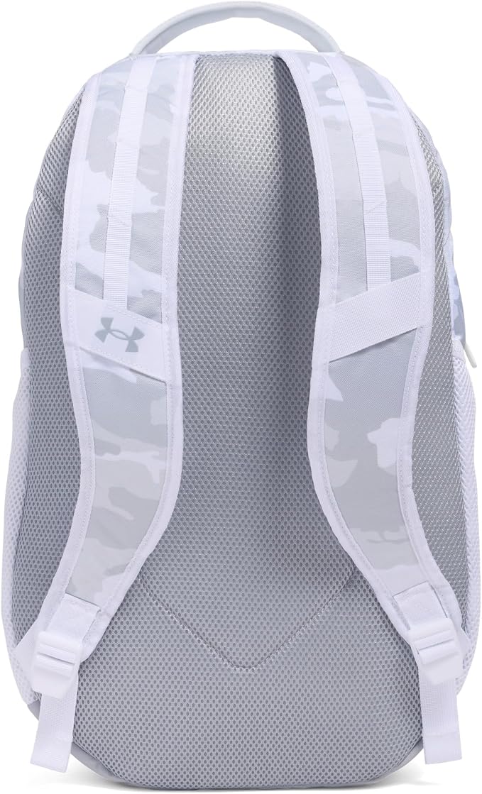 Under Armour Hustle 6.0 Backpack, Mod Gray/Metallic Silver, One Size - Image 2