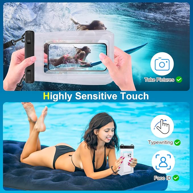 Large Waterproof Phone Pouch Floating, Universal Waterproof Phone Case - Image 3
