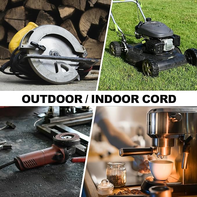 EP 2 Pack 6FT Green Outdoor Extension Cord, 16/3 SJTW Heavy Duty Waterproof - Image 8
