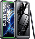 Temdan Designed for Samsung Galaxy S25 Ultra Case Waterproof, Built-in Lens & by Temdan