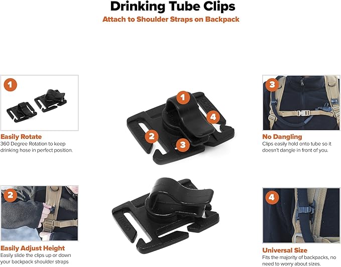 Insulated Cooler Bag & Free Clips to Hold Drinking Tube | Fits 2L & 3L - Image 3
