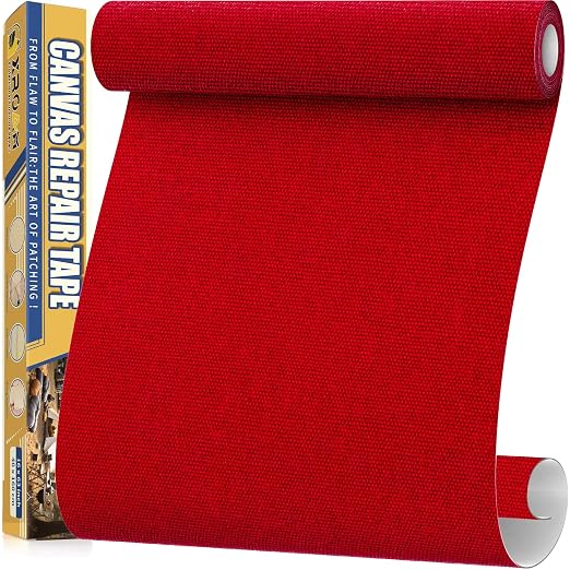 Canvas Repair Tape, 16 x 63 Inch Waterproof Heavy Duty Fabric Tape by ProfessionalFurnitureRepair