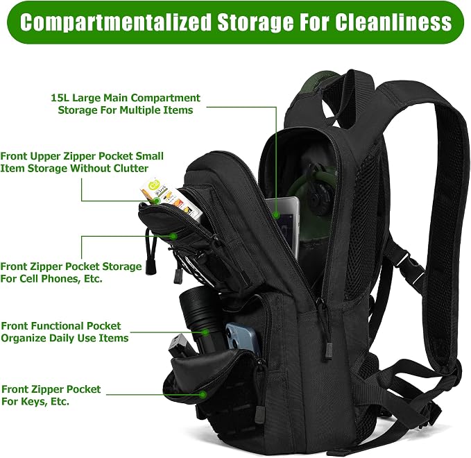 1050D Tactical Hydration Backpack - Image 3