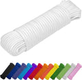 TECEUM Rope – 150 Feet x 1/4 Inch – White – Strong All-Purpose Utility Rope – by TECEUM