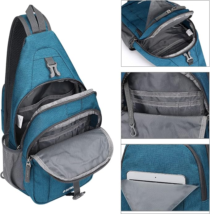 G4Free Sling Bag RFID Blocking Sling Backpack Crossbody Chest Bag Daypack - Image 4