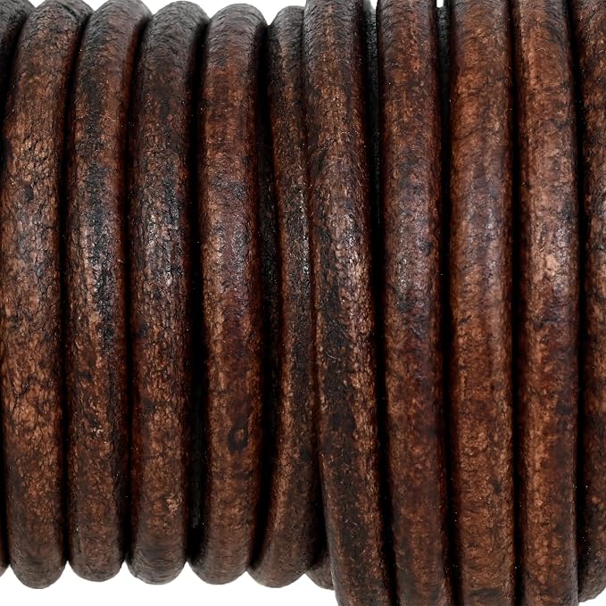 GENIQUE Real/Genuine Round Leather String Cord - Image 3