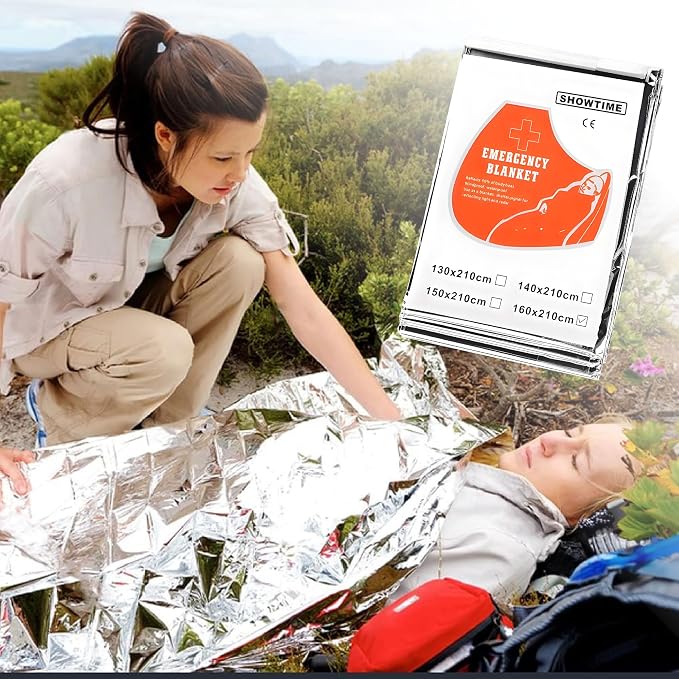 6 Pack Emergency Thermal Blankets - Image 7