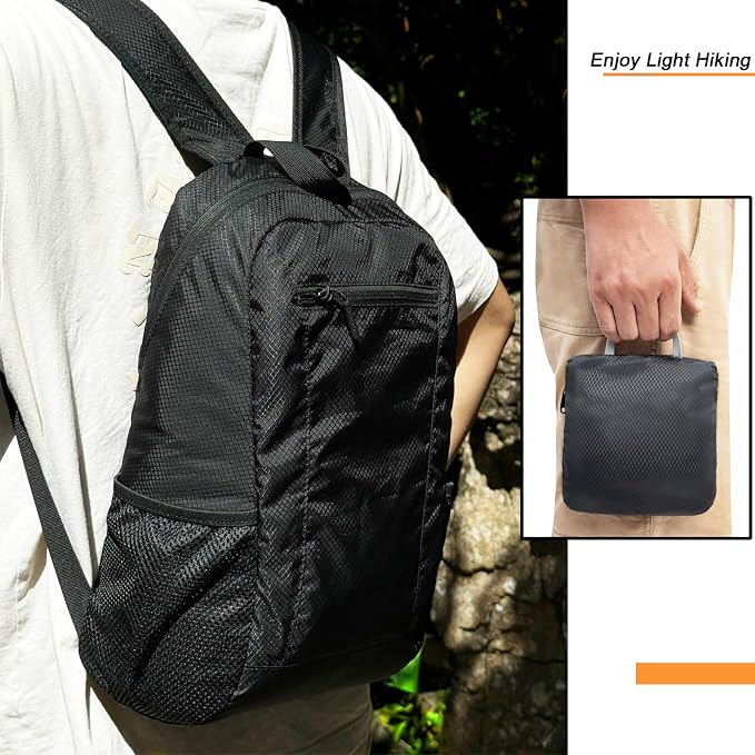 VPBAGE 15L Water-resistant Hiking Daypack, Small Backpack Travel Outdoor - Image 5