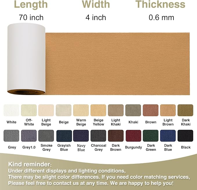 Gheeidau Canvas Repair Tape 4×70 Inch Waterproof Self-Adhesive Fabric Repair - Image 4