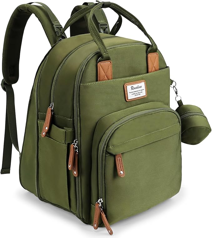 RUVALINO Diaper Bag Backpack-Expandable Baby Bag by RUVALINO