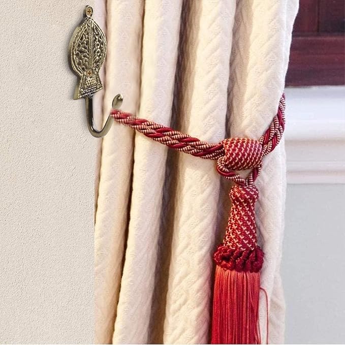 FAPBADRI Multipurpose Hooks, Used to Hang Clothes, Curtain Hold Backs, Colour - Image 2