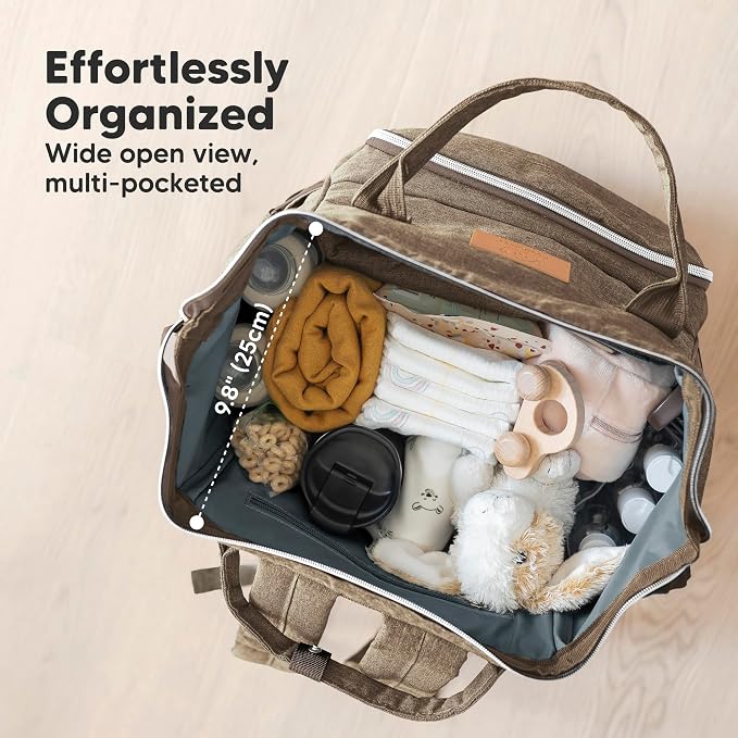 KeaBabies Baby Diaper Bag Backpack - Image 3