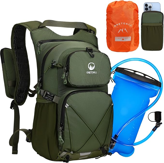 Hydration Backpack 22L, Hiking Backpack by ONETOALL