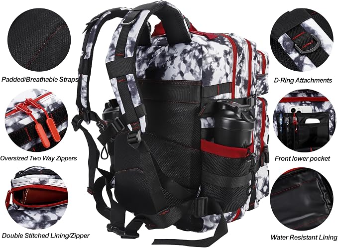 LHI Military Tactical Backpack for Men and Women 45L Army 3 Days Assault Pack - Image 4