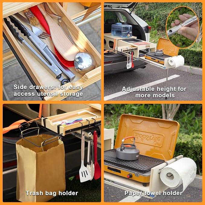 Wooden Overland Camping Slide-Out Kitchen - Image 6