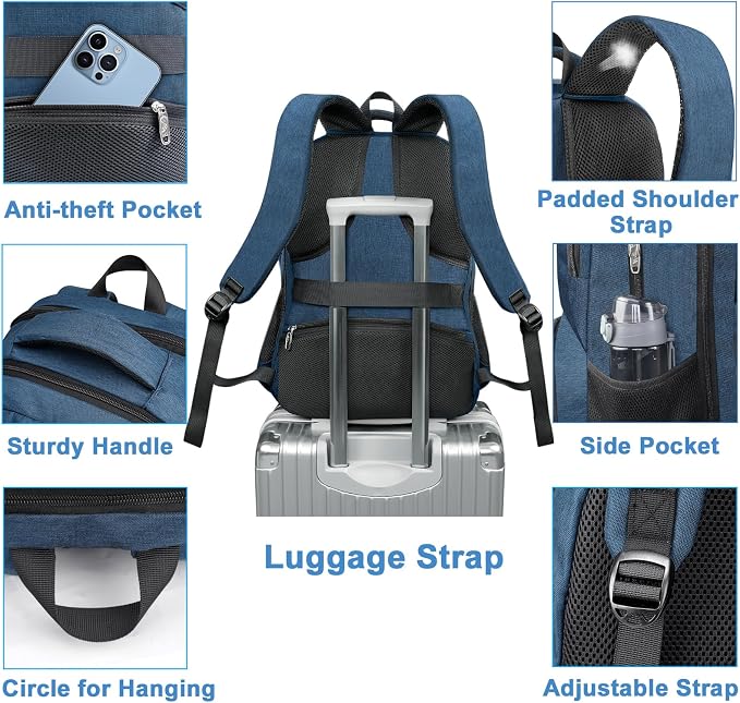 MATEIN Backpack Lunch Box, Water Resistant Mens Lunch Backpack - Image 5