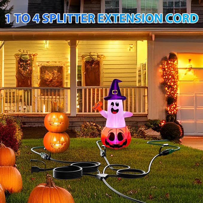 K KASONIC - 31FT Christmas Lights Outdoor Extension Cord - Image 2