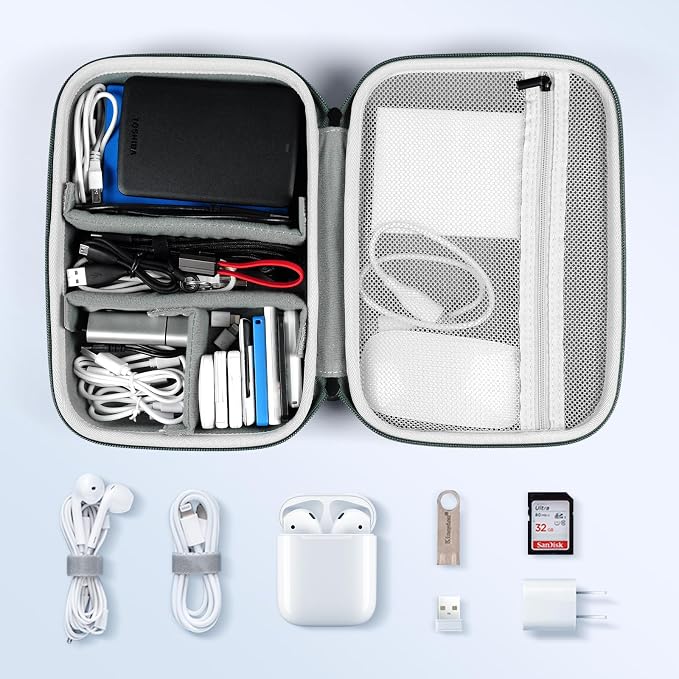 EVA Electronic Accessories Storage Case Large Shockproof Waterproof Storage Bag - Image 2