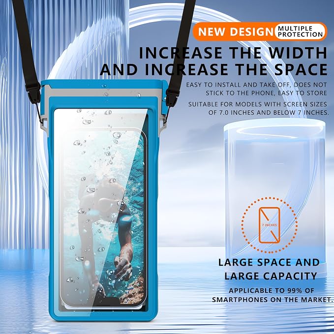 GOLDJU Waterproof Phone Case, Underwater Diving Phone Case - Image 3