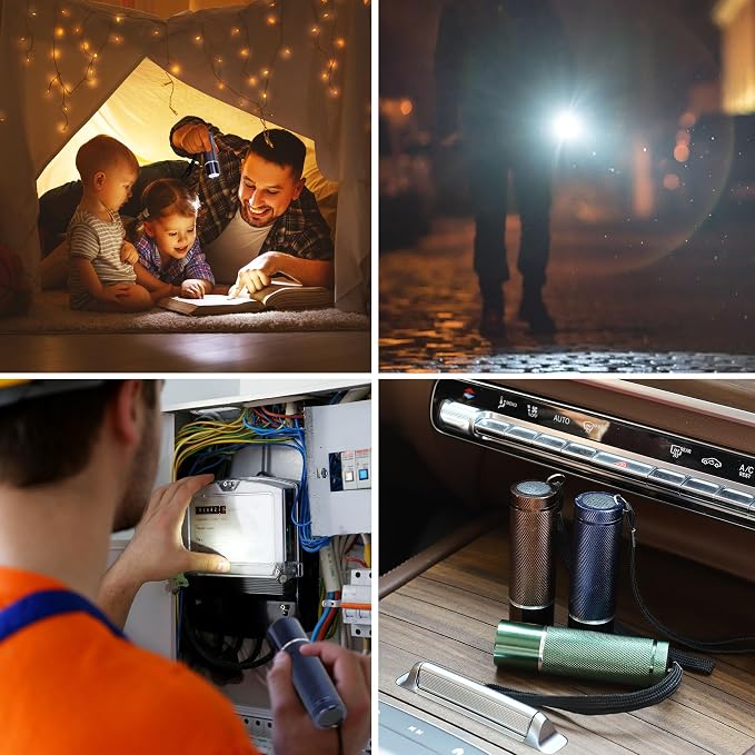 FASTPRO 12-Pack Flashlights Set, Aluminum LED Flashlights - Image 8