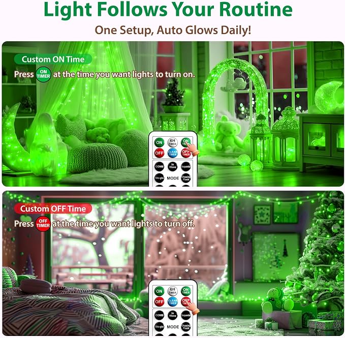 HXWEIYE Rechargeable Fairy Lights - Image 5