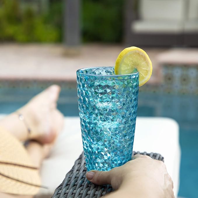 BELLAFORTE Shatterproof Tritan Plastic Tall Tumbler, 19oz - Image 9
