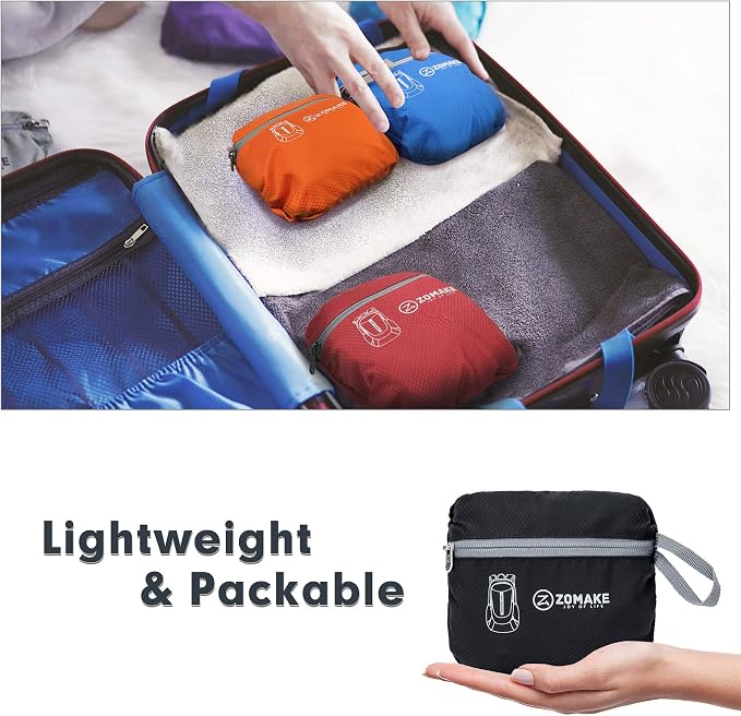 ZOMAKE Ultra Lightweight Packable Backpack 25L, Foldable Hiking Backpacks Water - Image 5