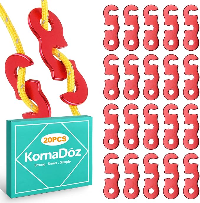20Pcs Aluminum Alloy Rope/Cable Tensioners & Tie Downs by Unknown