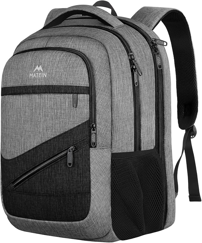 MATEIN Extra Large Laptop Backpack 18.4 Inch, Airplane Approved Travel Backpack by MATEIN
