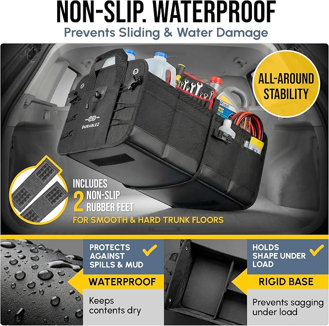 Trunk Organizer 5-Section Modular XL Car Storage System – Extra Large Cargo - Image 7