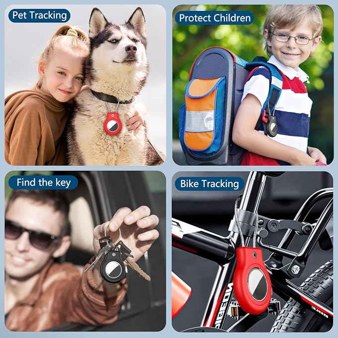 Waterproof Airtag Holder, 4 Pack Airtag Case - Image 6