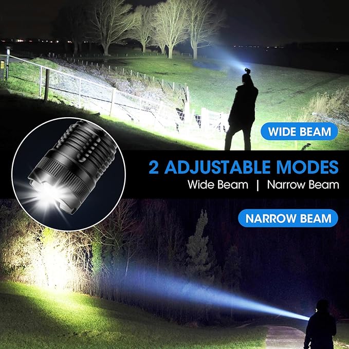 Kmivo Flashlights Rechargeable LED High Lumens - Image 4