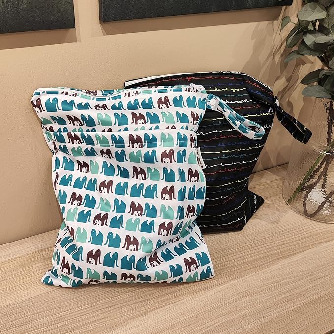 Mama Koala Waterproof Cloth Diaper Wet Bag Reusable Waterproof - Image 7