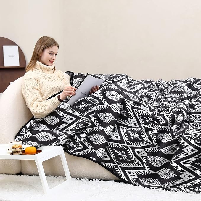 PuTian Merino Wool Blanket Camping Outdoor Blanket - Image 2