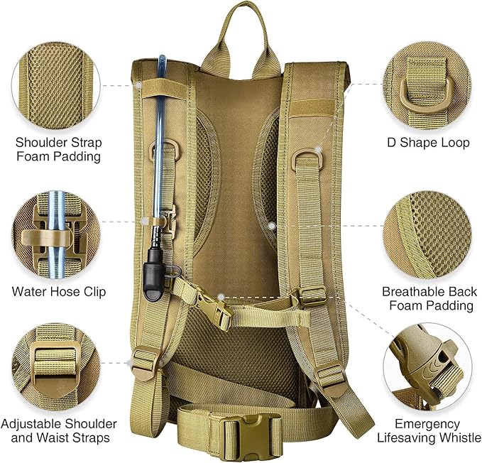 NOOLA 3L Hydration Backpack, Water Backpack - Image 3
