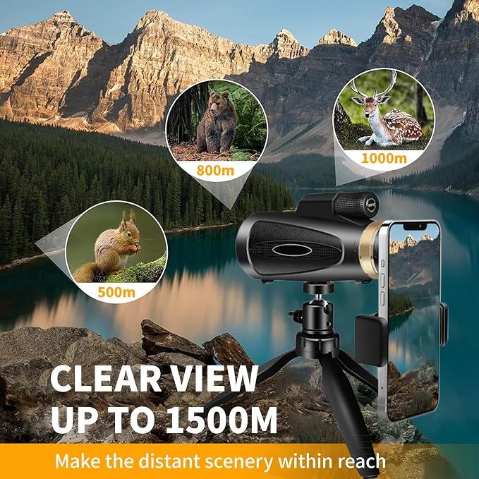 Monocular Telescope 80x100 HD Monoculars - Image 5
