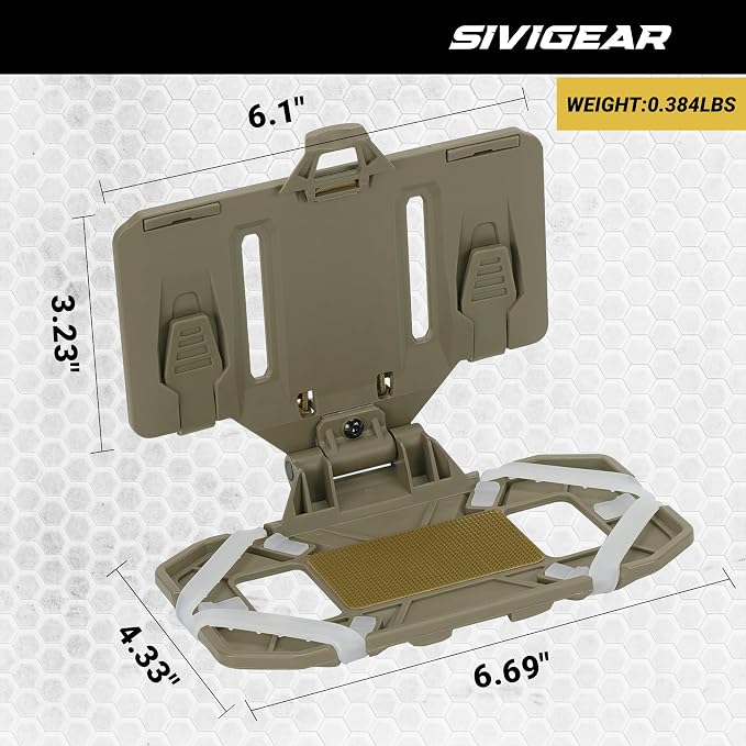Tactical Molle Phone Holder for Plate Carrier Vest, Quick Release & Adjustable - Image 5