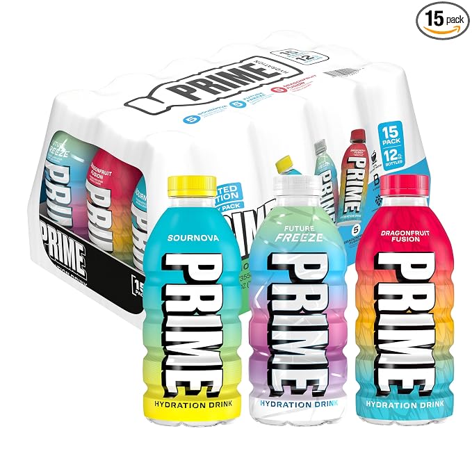 PRIME Hydration VARIETY Sports Drinks, Electrolyte Enhanced to Replenish Fluids by DrinkPrime