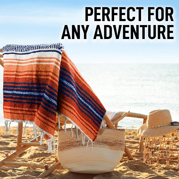Authentic Large Handwoven Mexican Blanket - Image 5