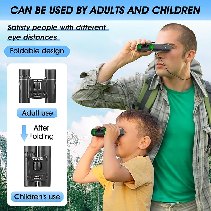 Mini Compact Binoculars for Adults and Kids - Image 2