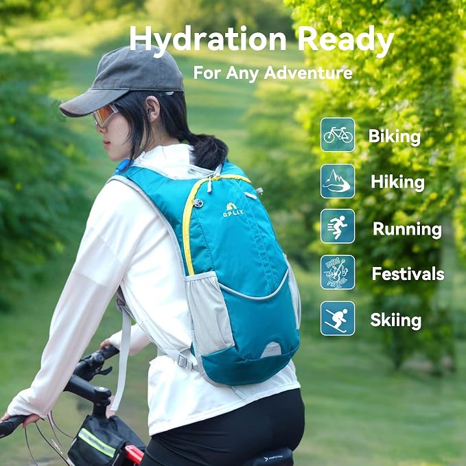 Hydration Backpack with 2L Water Bladder – Lightweight & Durable - Image 6