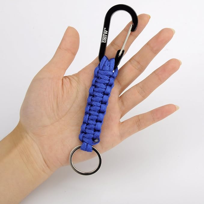 EOTW Paracord Keychain for Men Women Paracord Carabiner Backpack Keychain - Image 7