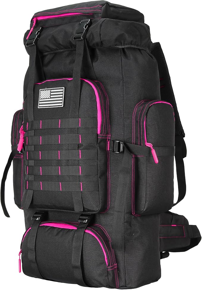 Hiking Backpack for Men 70L/100L Camping Backpack Military Rucksack Molle 3 by W+WINTMING