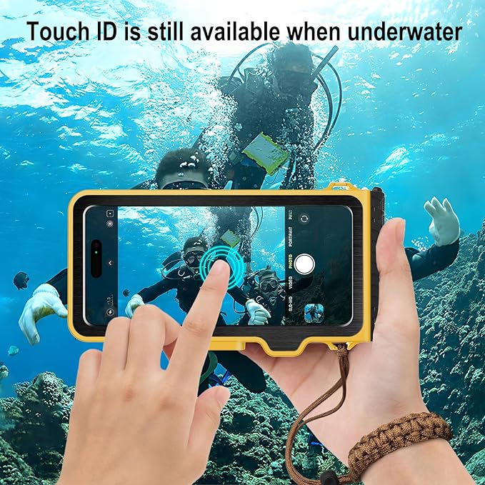 Waterproof Phone Case for Snorkeling & Diving, IP68 Waterproof Hard Case for - Image 3