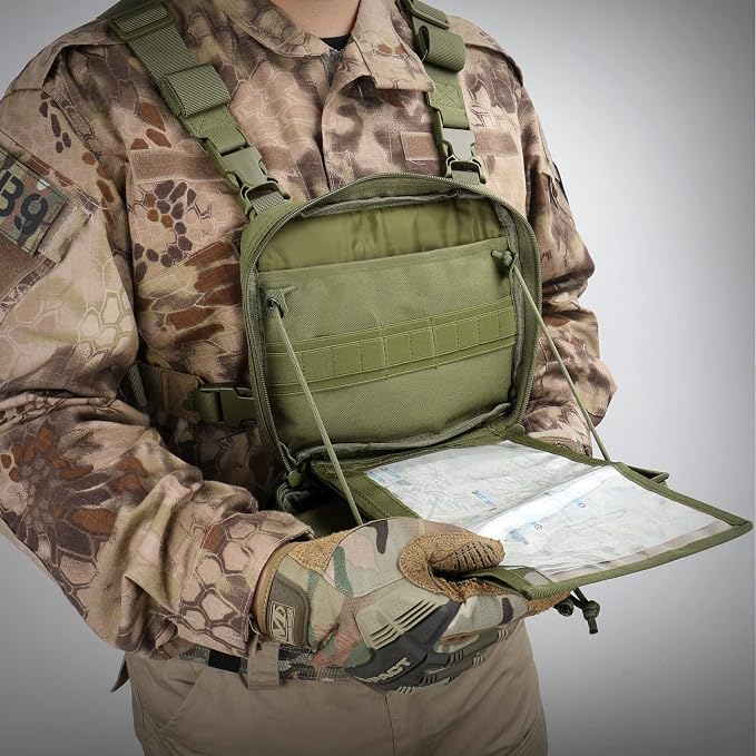 WYNEX Tactical Molle Admin Pouch of Double Layer Design, Admin Pouches Molle - Image 7