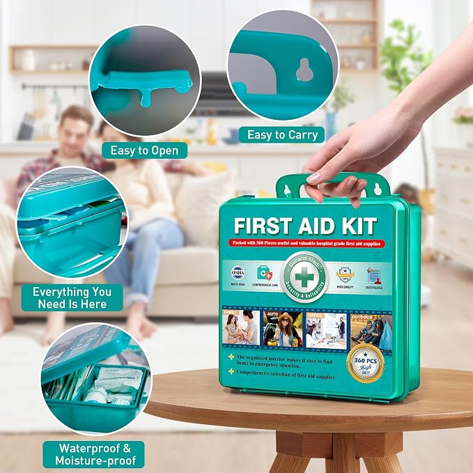 General Medi 360 Pieces Hardcase First Aid Kit - Image 3