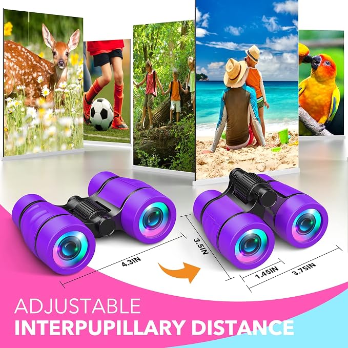 Girls Toys Age 3-7: LET'S GO! Compact Bird Watching Binoculars - Image 5
