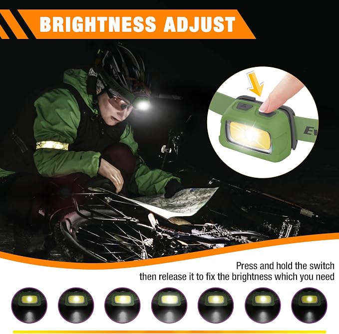 EverBrite Rechargeable Headlamp, 350 Lumens Headlamp - Image 5